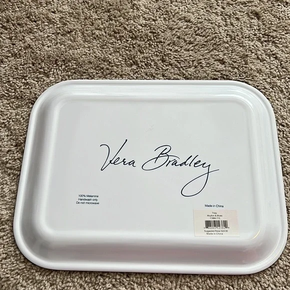 Cute melamine serving tray platter rhythm and blues paisley - Picture 4 of 6